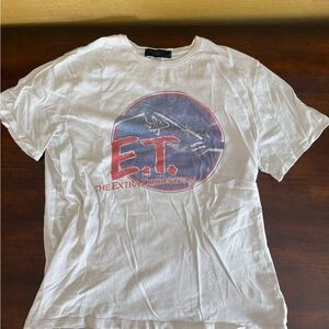 Junk Food Clothing E.T. Graphic Tee - White and Red
